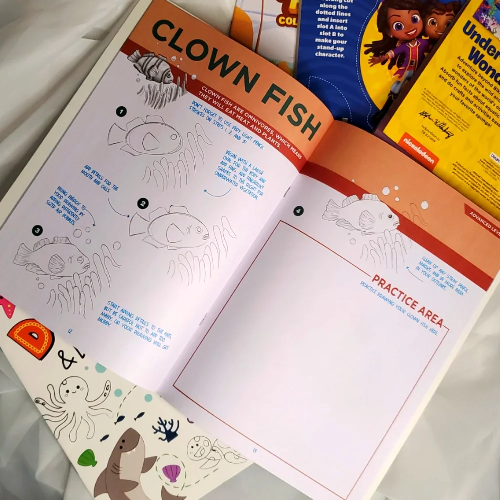 Pirate & Ocean Themed Kids Activity‎ Book Set